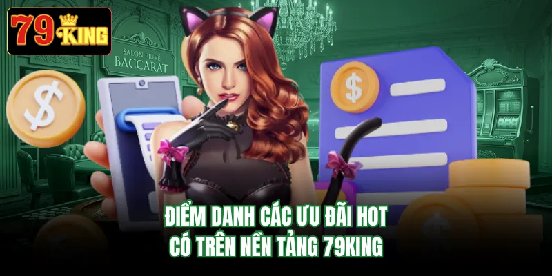 Điểm danh các ưu đãi hot có trên nền tảng 79KING